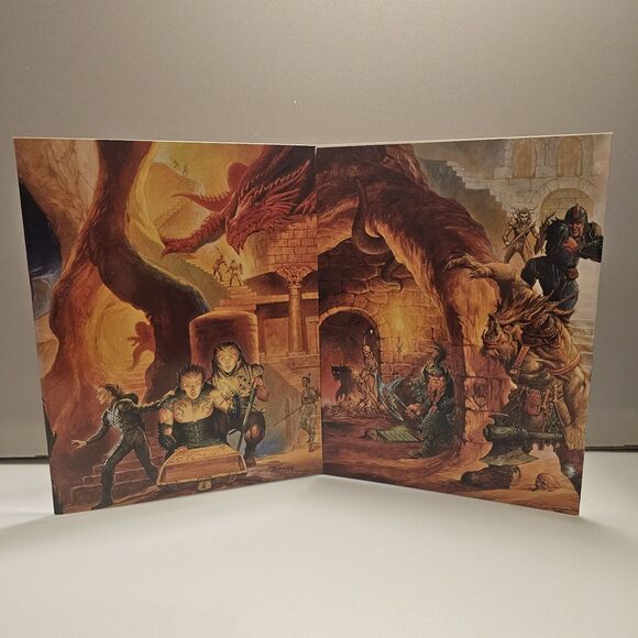 Dungeon Master's DM Screen Tri-Fold Guide & D&D Combat Guide Manual 3rd Ed. 2000 - Picture 4 of 11